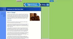 Desktop Screenshot of kidsgonemad.bappy.com